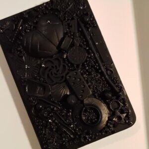 Handmade, mixed media mini notebook..